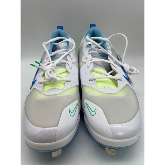 Nike Force Trout 9 Pro Metal Baseball Cleats Fresh Pack FQ7941-100 Men Size 13 - Picture 10 of 12